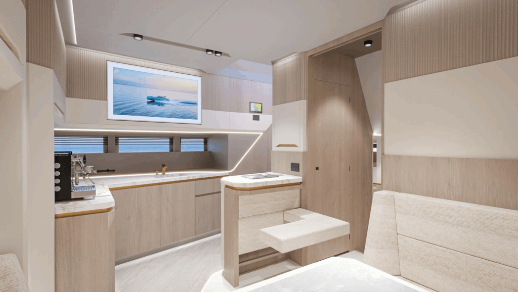 vanquish yachts vq70 salon