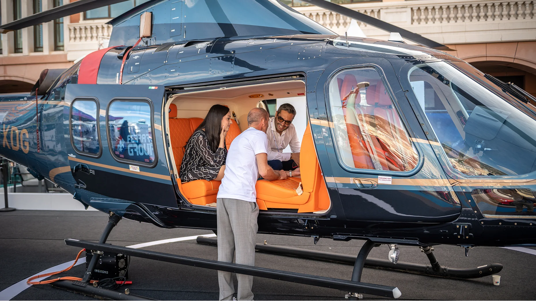 Adventure Area Monaco Yacht Show luxury tenders water toys supercars motorcycles and helicopters display