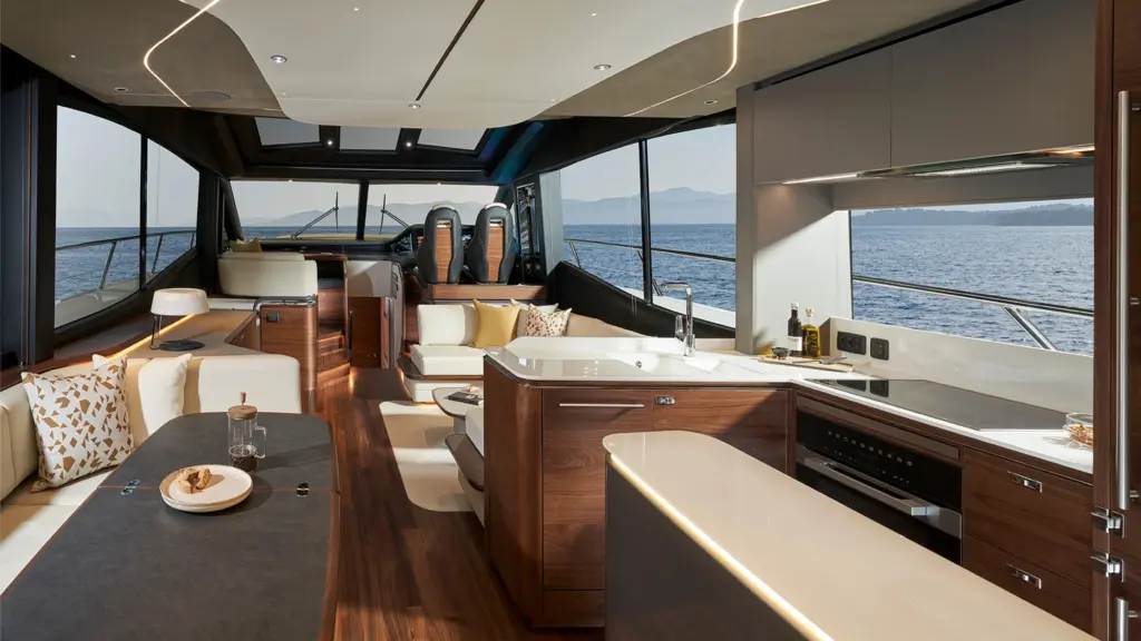 Princess S72 main salon interior