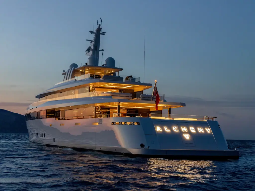 aft deck 66m rossinavi custom megayacht